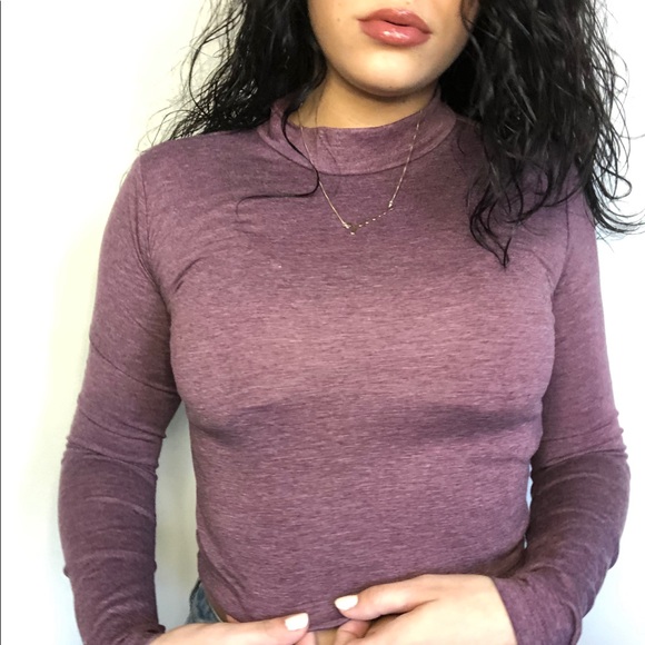 Mauve pink crop top - Picture 3 of 4